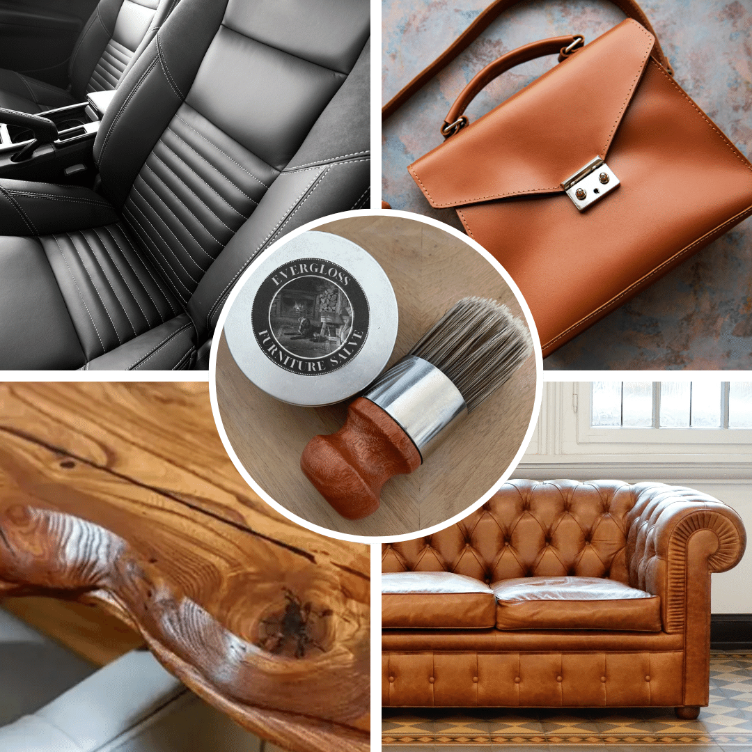 QuickFix™ –  Leather and Wood Balm | Scratch Remover + Brush