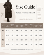 Adriana - wool coat with a belt