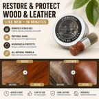 QuickFix™ –  Leather and Wood Balm | Scratch Remover + Brush