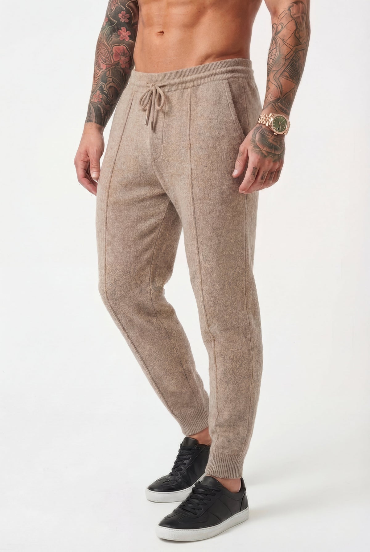 Cloud Merino Trousers - Beige