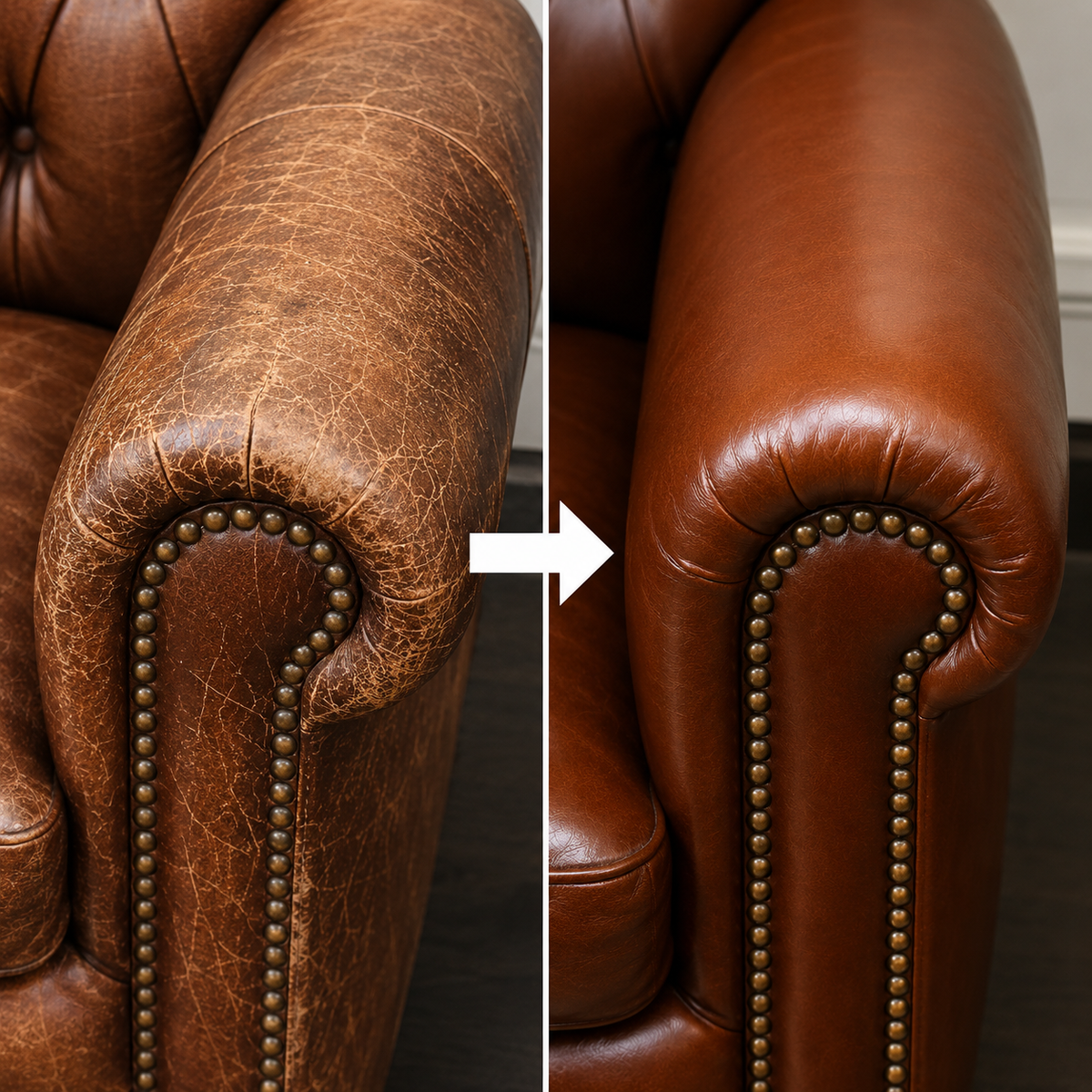 QuickFix™ –  Leather and Wood Balm | Scratch Remover + Brush