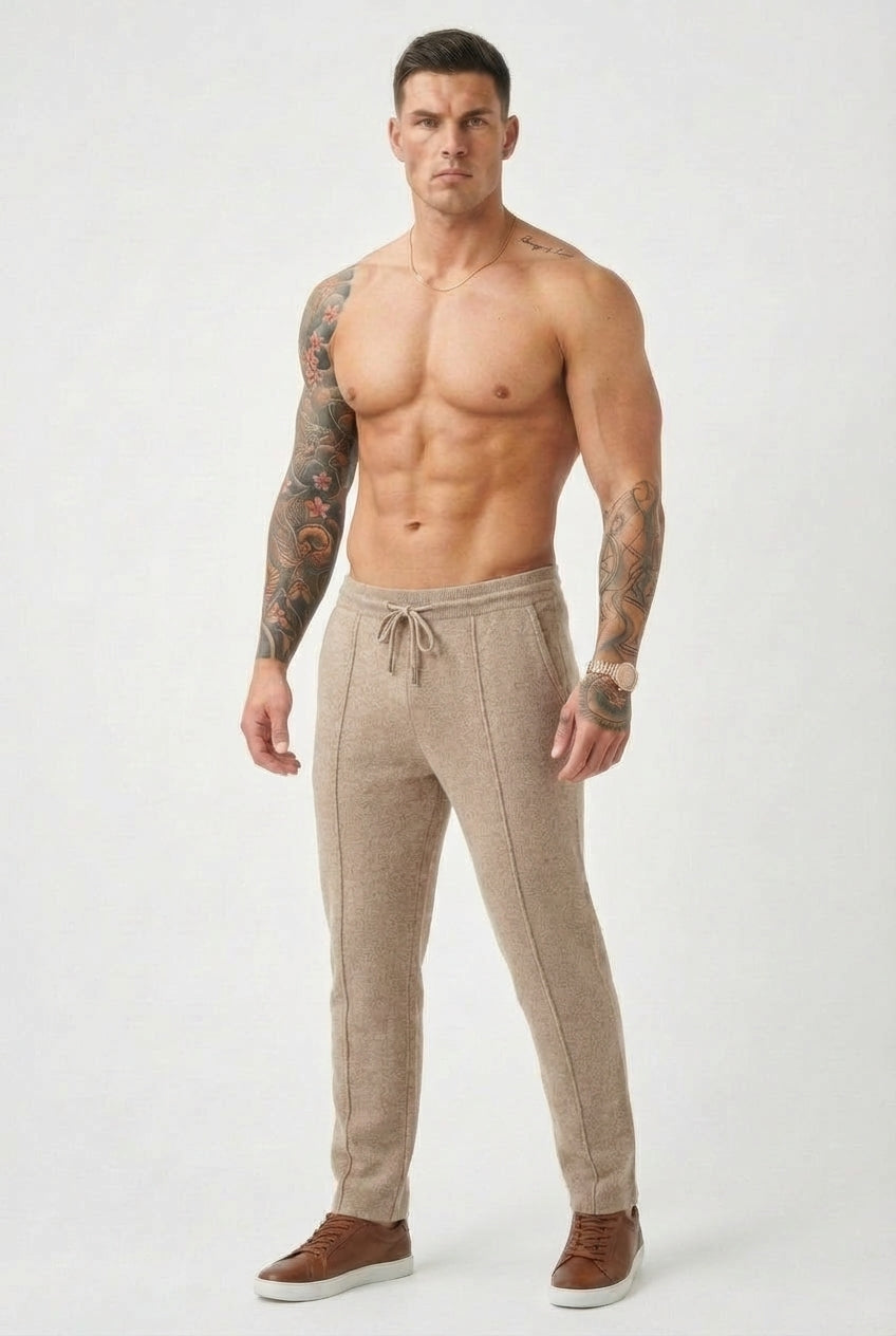 Cloud Merino Trousers - Beige