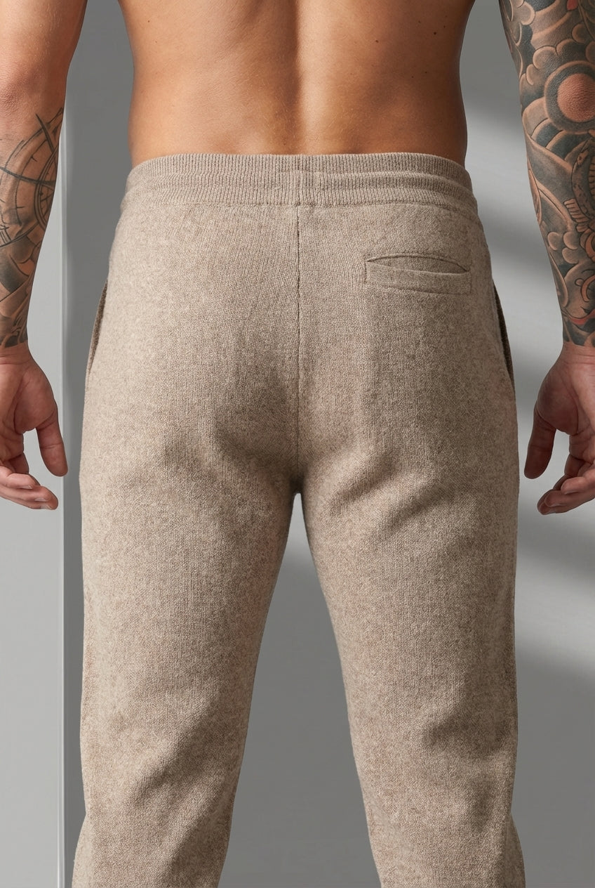 Cloud Merino Trousers - Beige