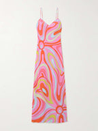 Signature Print Maxi Dress
